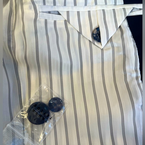 Tanya Taylor Darwin Blazer In Navy Size 4 NWT - Picture 6 of 7